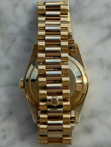 Rolex - Pre-owned Yellow Gold Day-Date 36 Presidential Champagne Diamond Dial & Lugs 18338