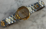 Patek Philippe - Pre-owned Two Tone Yellow Gold Nautilus 33mm Champagne Dial 3900