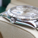 Rolex - Pre-owned Datejust 41 Silver Dial Jubilee Bracelet 126334