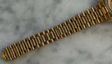 Rolex - Pre-owned Yellow Gold Lady-Datejust 26mm Presidential Diamond & Ruby Dial Diamond Bezel & Lugs 69158