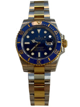 Rolex - Pre-owned Two Tone Yellow Gold Submariner "Bluesy" 116613LB