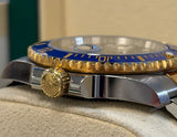 Rolex - Pre-owned Two Tone Yellow Gold Submariner "Bluesy" 116613LB