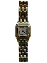 Cartier - Pre-owned Yellow Gold Panthère Mini 17 x 17mm White Dial W25034B9