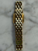 Cartier - Pre-owned Yellow Gold Panthère Mini 17 x 17mm White Dial W25034B9