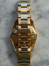Rolex - Pre-owned Rose Gold Day-Date 36 Pink Roman Dial 118205