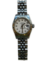 Rolex - Pre-owned Lady-Datejust 28mm White Diamond Dial Jubilee Bracelet 179174
