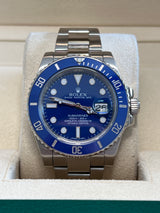 Rolex - Pre-owned White Gold Submariner Smurf 116619LB