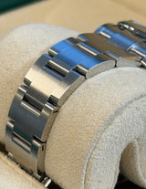 Rolex - Pre-owned Stainless Steel Oyster Perpetual 34 Blue Dial 124200