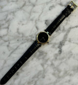Cartier - Pre-owned Must Tank Vermeil Black Dial 24mm 590004