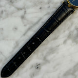 Cartier - Pre-owned Must Tank Vermeil Black Dial 24mm 590004
