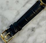 Cartier - Pre-owned Must Tank Vermeil Black Dial 24mm 590004