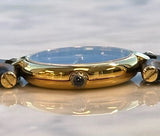 Cartier - Pre-owned Must Tank Vermeil Black Dial 24mm 590004