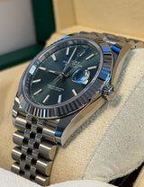 Rolex - Pre-owned Datejust 41 Green Index Dial Jubilee Bracelet 126334