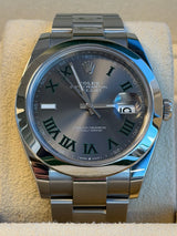 Rolex - Pre-owned Datejust 41 Wimbledon Dial Oyster Bracelet 126300