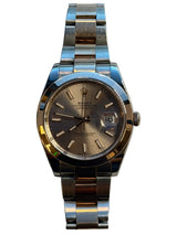 Rolex - Pre-owned Two Tone Rose Gold Datejust 41 Sundust Dial Oyster Bracelet 126301