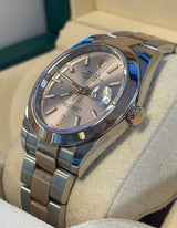 Rolex - Pre-owned Two Tone Rose Gold Datejust 41 Sundust Dial Oyster Bracelet 126301