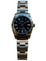 Rolex - Pre-owned Stainless Steel Oyster Perpetual 34 Blue Dial 124200