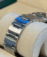 Rolex - Pre-owned Stainless Steel Oyster Perpetual 34 Blue Dial 124200