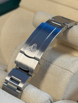 Rolex - Pre-owned Stainless Steel Oyster Perpetual 34 Blue Dial 124200
