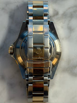 Rolex - Pre-owned Two Tone Yellow Gold Submariner "Bluesy" 16613LB