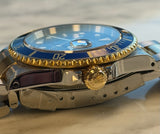 Rolex - Pre-owned Two Tone Yellow Gold Submariner "Bluesy" 16613LB