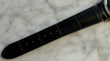 Patek Philippe - Pre-owned White Gold Calatrava 33mm Blue Dial Diamond Bezel 4896G