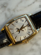 Patek Philippe - Pre-owned Rose Gold Gondolo Annual Calendar 38 x 51mm Silver Dial 5135R