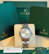 Rolex - Pre-owned Oyster Perpetual 28 Silver Dial 276200