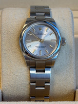 Rolex - Pre-owned Oyster Perpetual 28 Silver Dial 276200