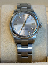 Rolex - Pre-owned Stainless Steel Oyster Perpetual 31 Silver Dial 277200