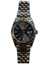 Rolex - Pre-owned Two Tone Rose Gold Datejust 36 Slate Index Dial Jubilee Bracelet 126231