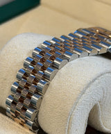 Rolex - Pre-owned Two Tone Rose Gold Datejust 36 Slate Index Dial Jubilee Bracelet 126231