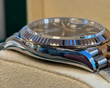 Rolex - Pre-owned Two Tone Rose Gold Datejust 36 Slate Index Dial Jubilee Bracelet 126231