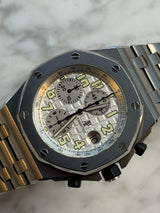 Audemars Piguet - Pre-owned 42mm Royal Oak Offshore Chronograph Silver Dial 25721ST