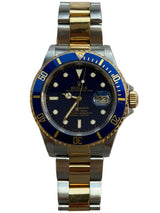 Rolex - Pre-owned Two Tone Yellow Gold Submariner "Bluesy" 16613