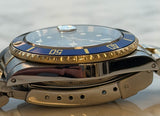 Rolex - Pre-owned Two Tone Yellow Gold Submariner "Bluesy" 16613