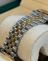 Rolex - Pre-owned Two Tone Yellow Gold Datejust 41 Mother of Pearl Diamond Dial Jubilee Bracelet 126333