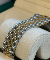 Rolex - Pre-owned Two Tone Yellow Gold Datejust 41 Mother of Pearl Diamond Dial Jubilee Bracelet 126333