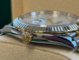 Rolex - Pre-owned Two Tone Yellow Gold Datejust 41 Mother of Pearl Diamond Dial Jubilee Bracelet 126333