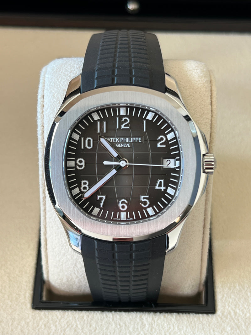 Patek Philippe Unworn Aquanaut Black Dial 5167A-001 – David and