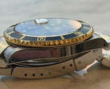 Rolex - Pre-owned Two Tone Yellow Gold Submariner Black Dial 16613
