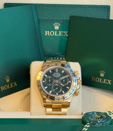 Rolex - Pre-owned Yellow Gold Daytona Green Dial "John Mayer" 116508
