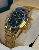Rolex - Pre-owned Yellow Gold Daytona Green Dial "John Mayer" 116508