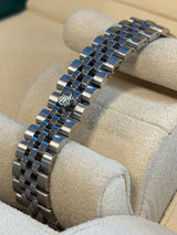 Rolex - Pre-owned Stainless Steel Lady-Datejust 28mm Pink Roman Dial Jubilee Bracelet 279160