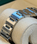 Rolex - Pre-owned Stainless Steel Oyster Perpetual 34 Blue Dial 124200