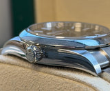 Rolex - Pre-owned Stainless Steel Oyster Perpetual 34 Blue Dial 124200