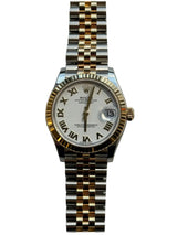 Rolex - Unworn Two Tone Yellow Gold Datejust 31 White Roman Dial Jubilee Bracelet 278273