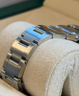 Rolex - Pre-owned Stainless Steel Oyster Perpetual 34 Blue Dial 124200
