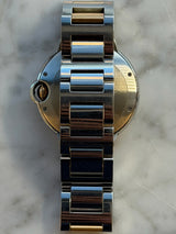 Cartier - Pre-owned Two Tone Rose Gold Ballon Bleu 36mm Mother of Pearl Dial W6920033