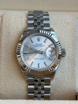 Rolex - Unworn Stainless Steel Lady-Datejust 28mm Silver Index Dial Jubilee Bracelet 279174